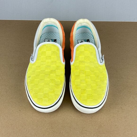 Vans Yellow and Orange Slip-On Sneakers - Picture 2 of 10